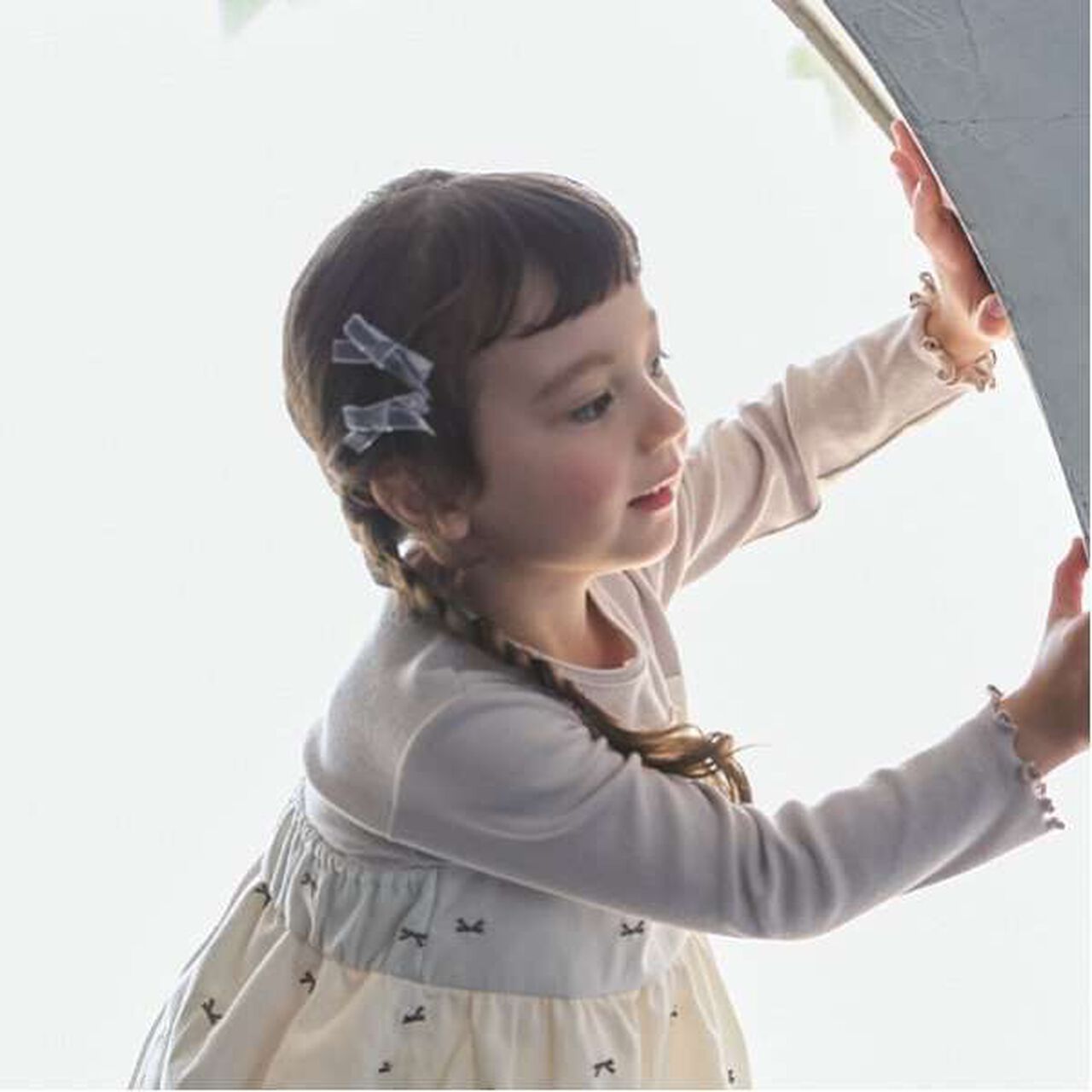 Velour Ribbon Pin,Black, large image number 23