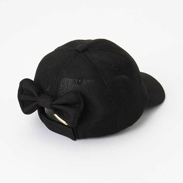 Woven Ribbon Back Cap,Black, medium image number 12