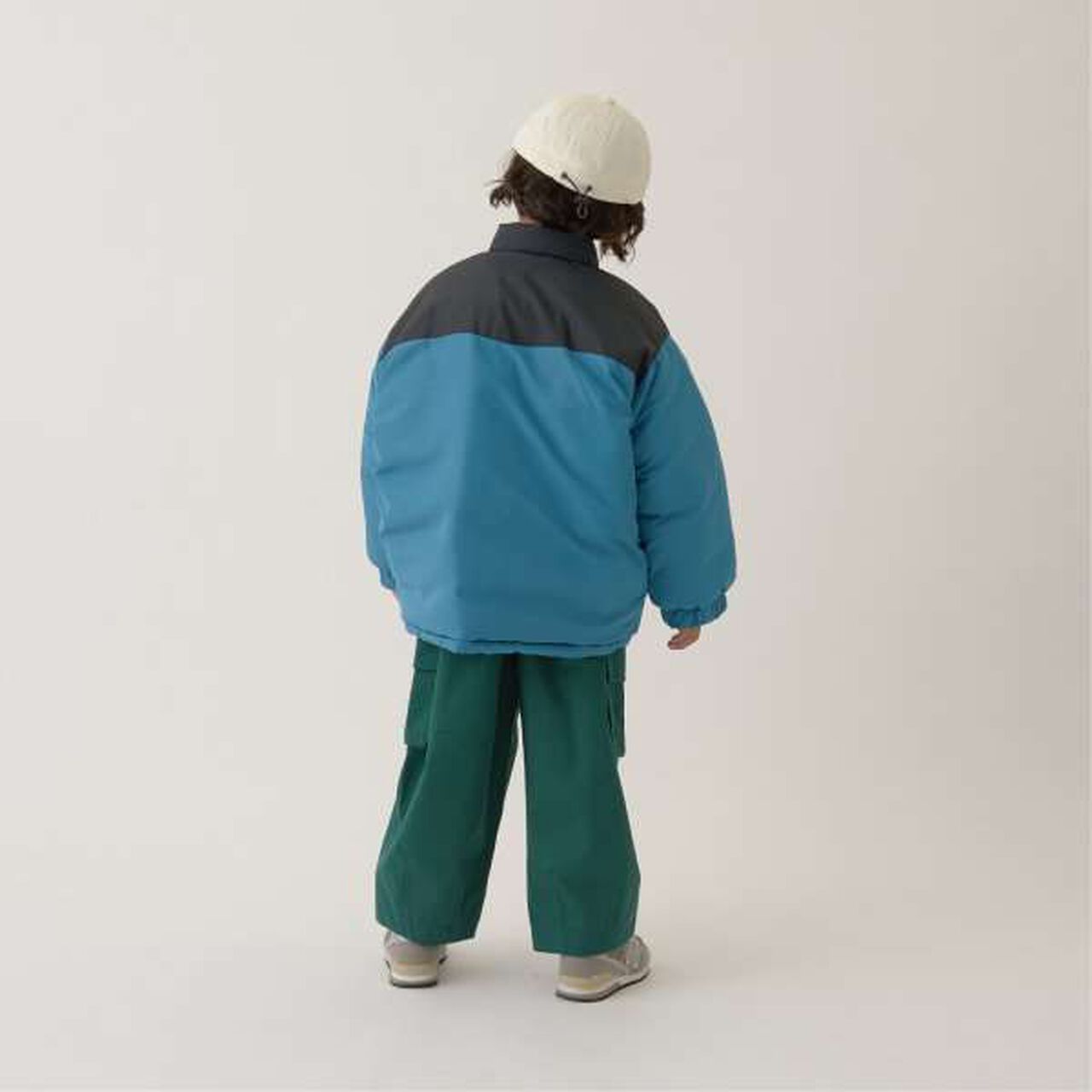 Versatile Bi-Color Puff Jacket,Camel, large image number 13