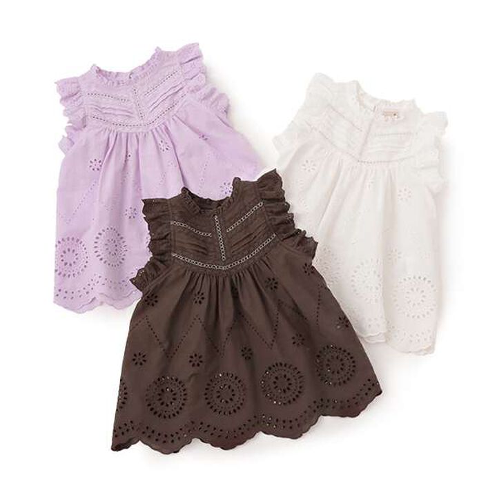 [Link] Overlay Lace Tunic (Kids Size),Off white, medium image number 12