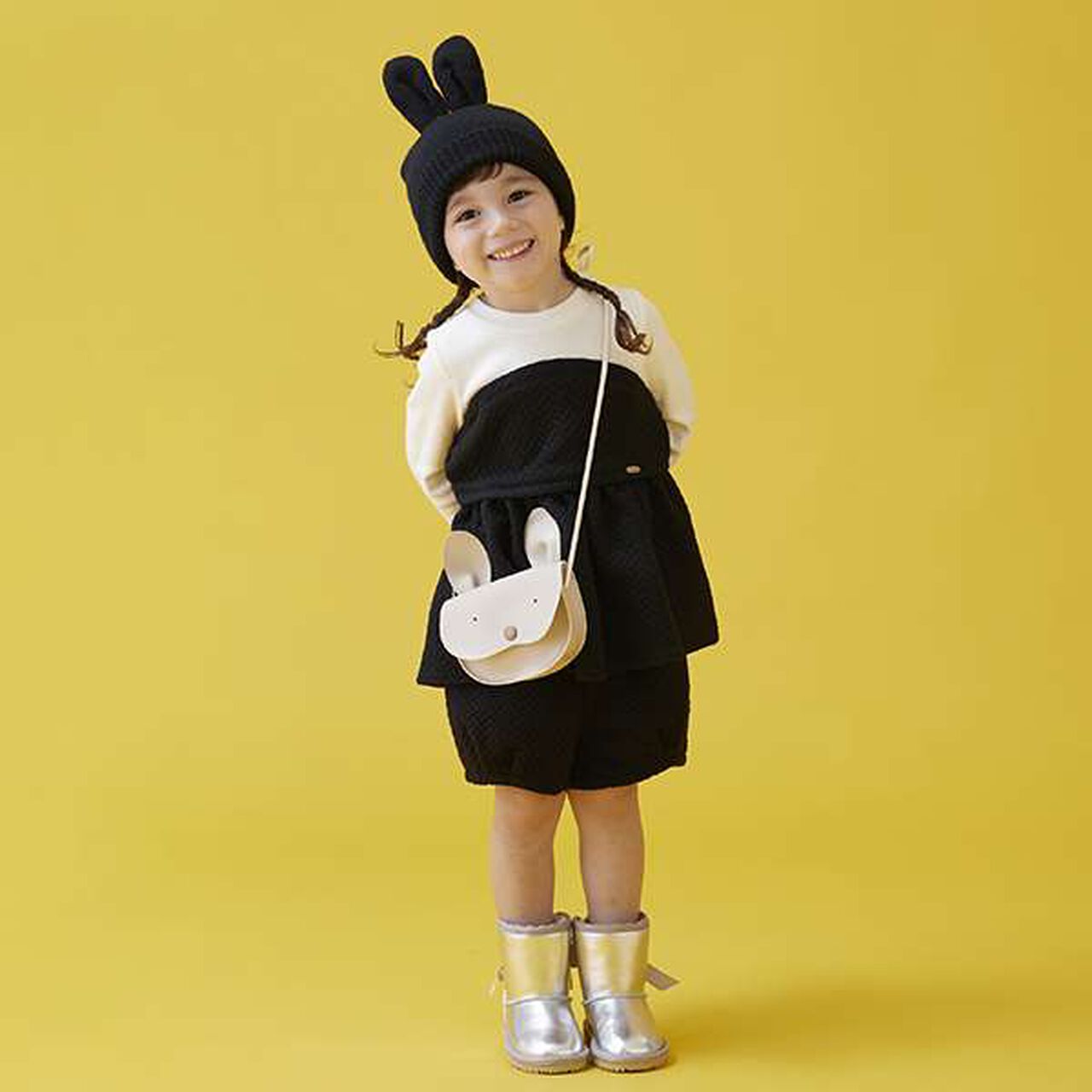 Animal Face Pouch,Gray, large image number 2