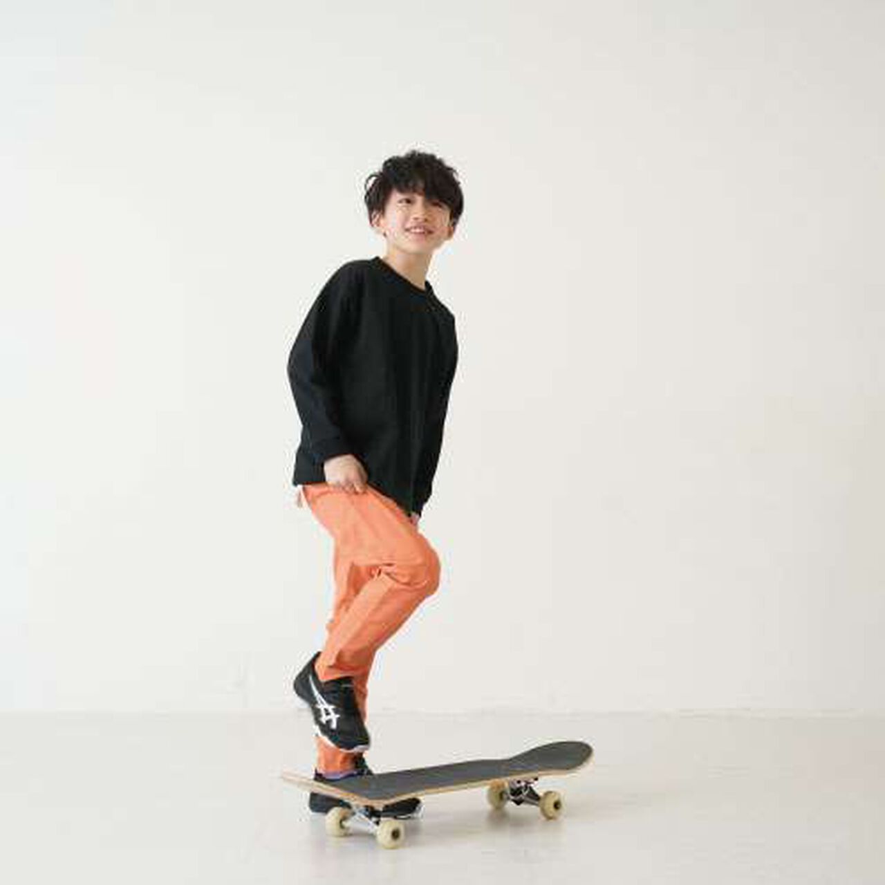 Stretch Twill Slim Pants,Orange, large image number 9