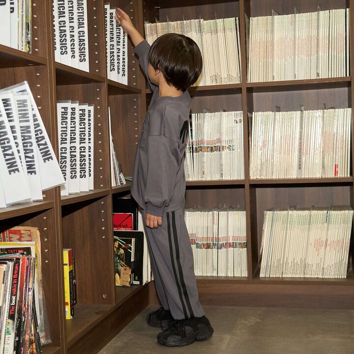 [MNCM] [Coordinatable Setup] [Kaiteki Tenjiku] Oversized Silhouette Side Line Pants,Dark brown, medium image number 23