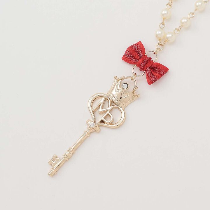 MP Key Motif Necklace,Gold, medium image number 6