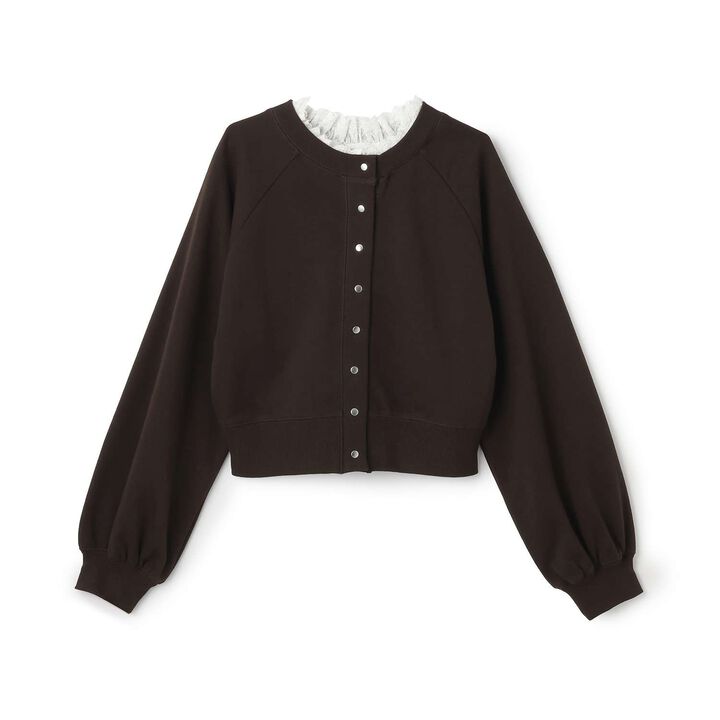 [Parent-Child Matching] Lace Collar 2WAY Cut Cardigan,Beige, medium image number 19