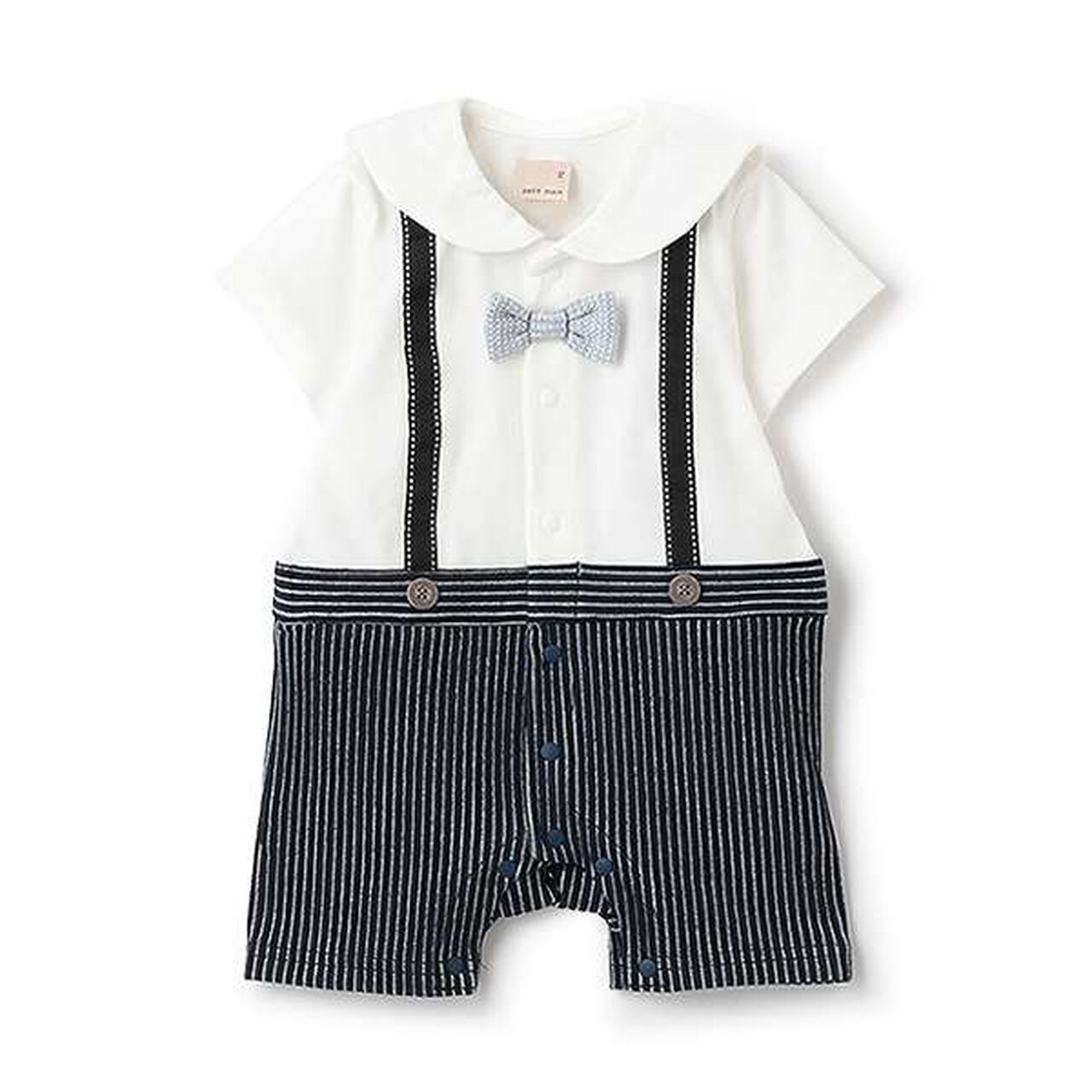 Short-Sleeve Dressy Coverall,Off white, large image number 0