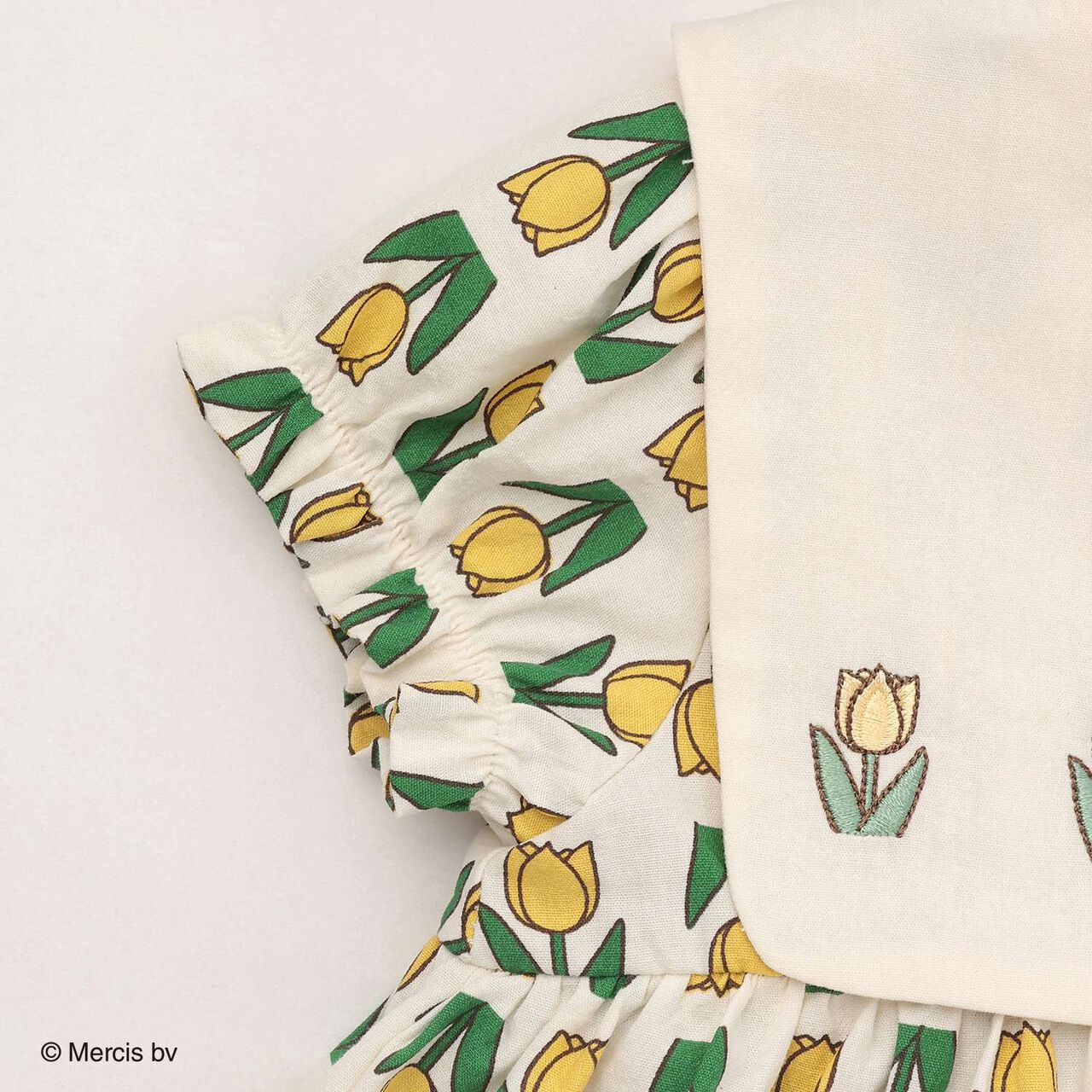 [miffy] Tulip Pattern Romper,Red, large image number 7