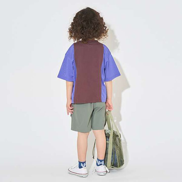 [Kaiteki Tenjiku] Bi-Color Big T-Shirt,Smoke white, medium image number 9