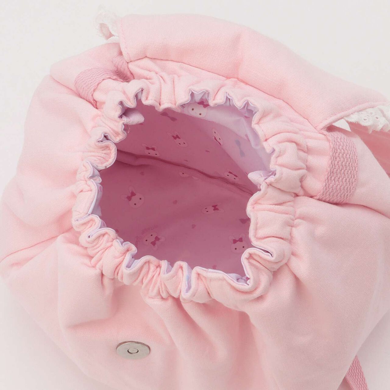 Backpack with Rabbit Mascot,Light pink, large image number 6