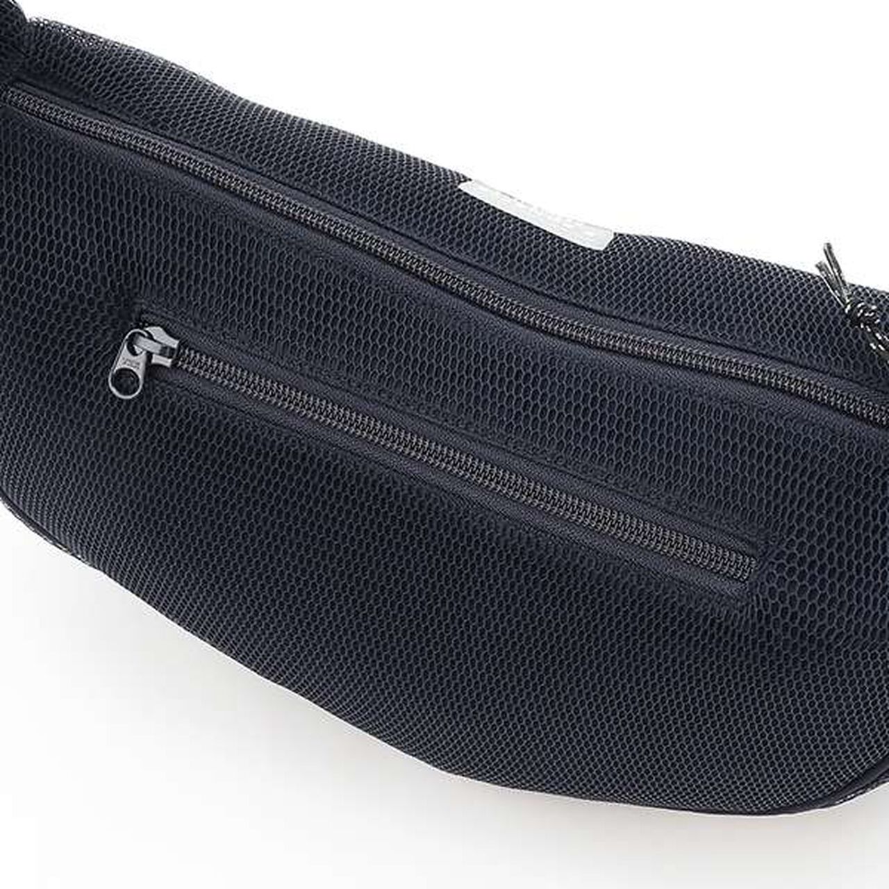 Gathered Shoulder Half Moon Bag,Navy, large image number 6