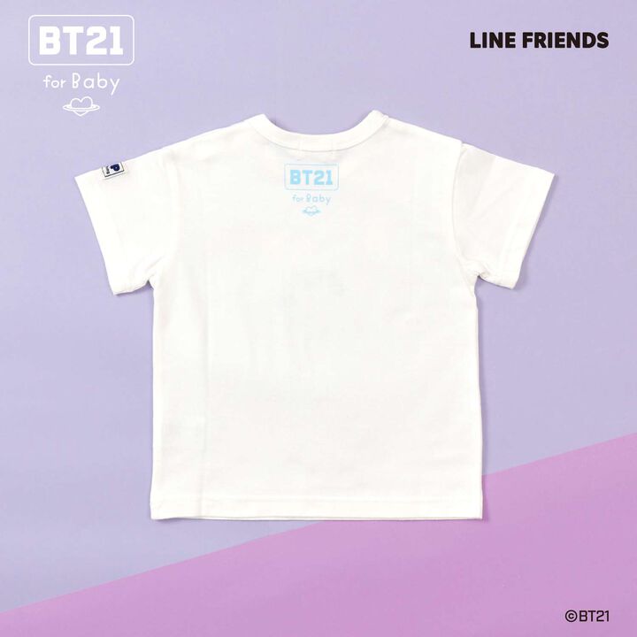 [BT21] Print & Embroidery Short Sleeve T-Shirt (Baby),Off white, medium image number 1