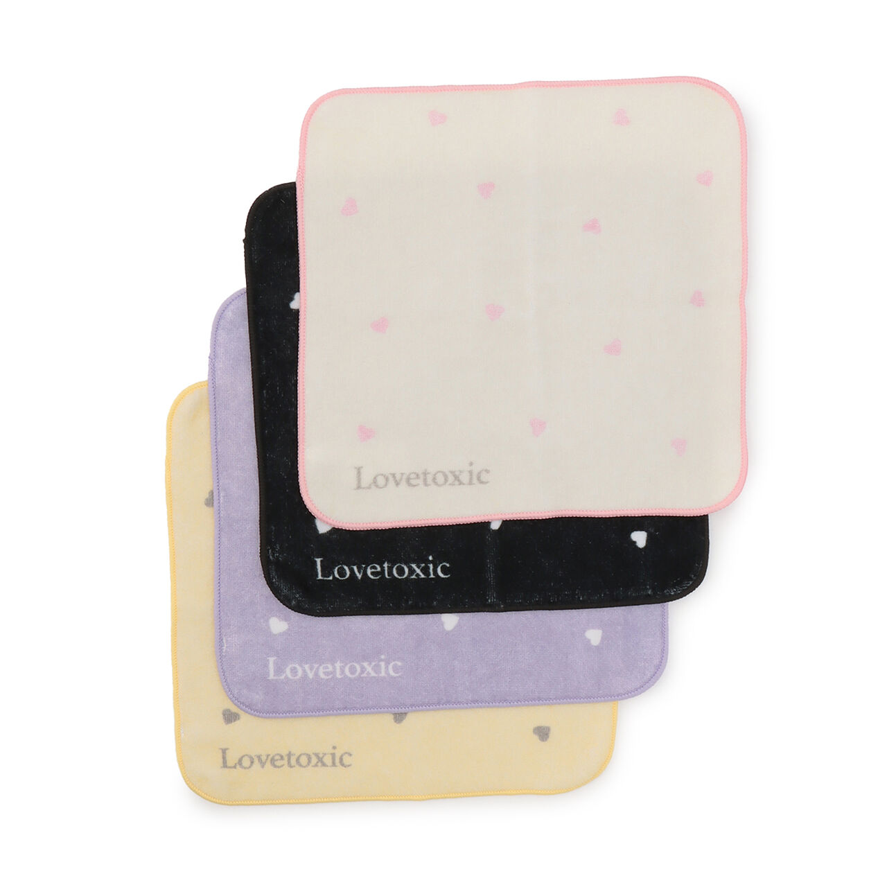 Heart All-Over Pattern Hand Towel,Lavender, large image number 5