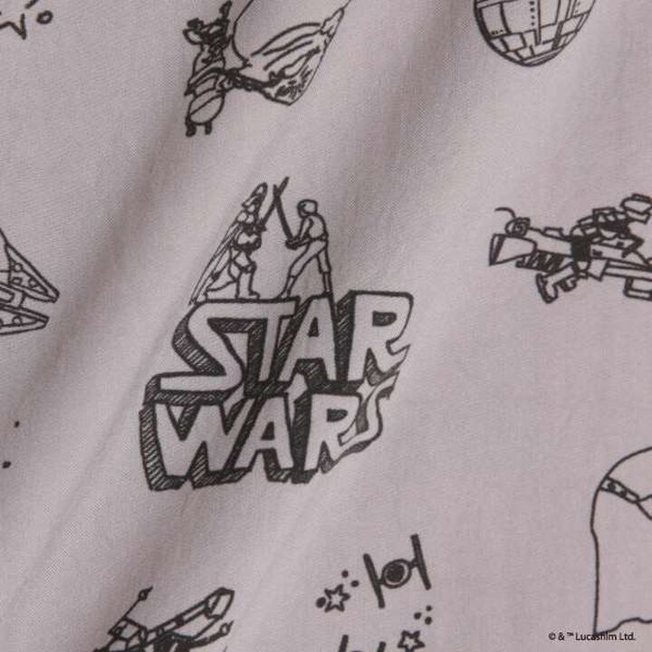[Matching with Dad Outfit] Disney Kids Star Wars Pattern Shirt,Black, medium image number 5