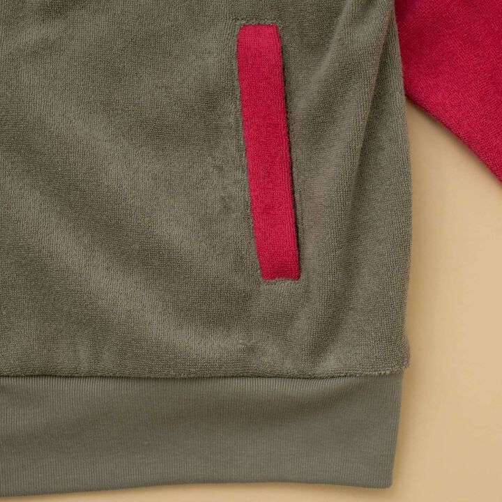 Link Pile Track Jacket,Sax blue, medium image number 14