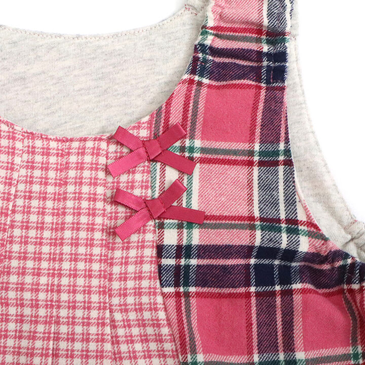 KP Check Reversible Jumper Skirt (0 to 0),Navy, medium image number 17