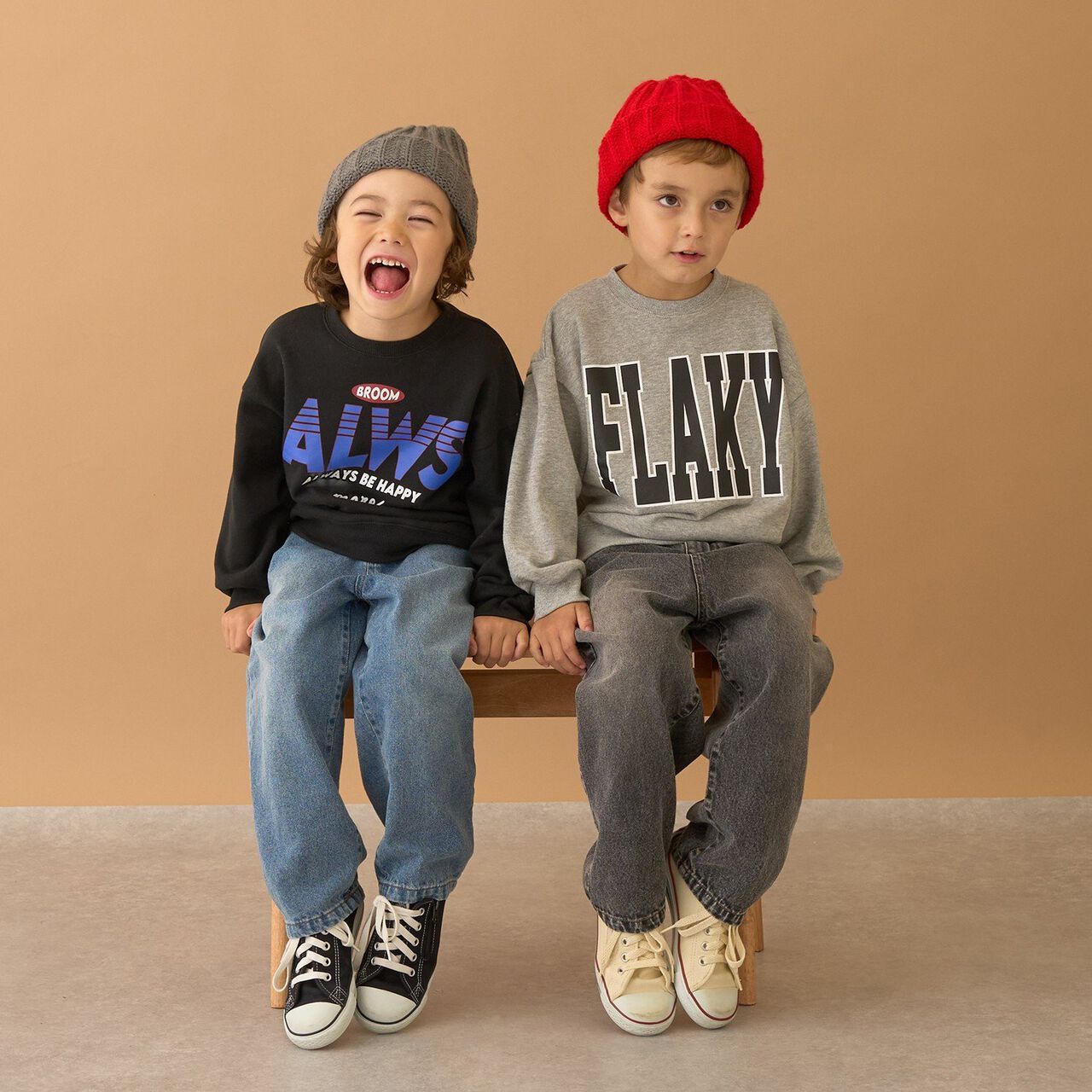 [LOVE DENIM] Loose Straight Pants,Black, large image number 24