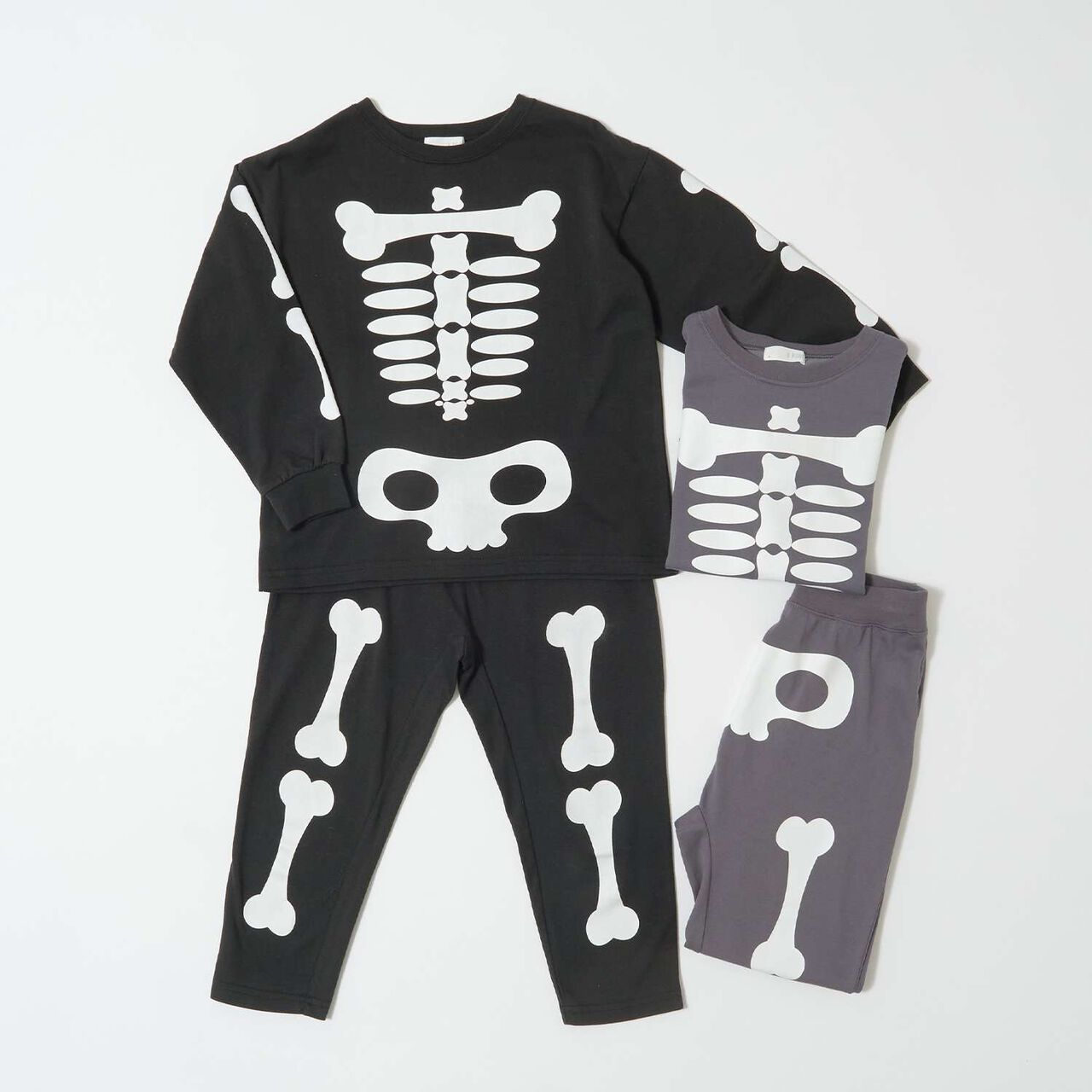 [Halloween] [Kaiteki Tenjiku] Bone Outfit Set,Black, large image number 21