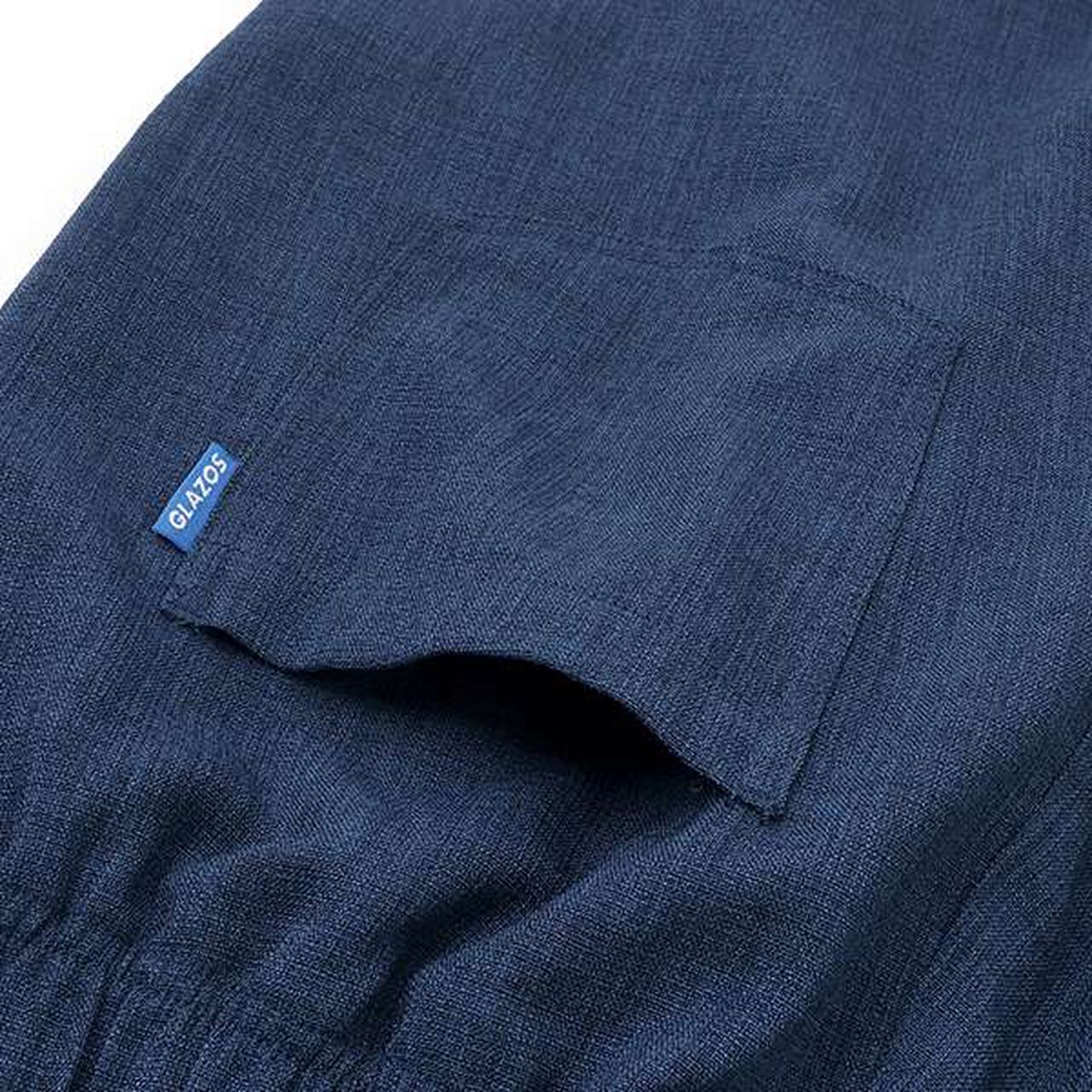Panama-Style Long Pants,Deep blue, large image number 6