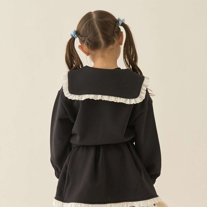 [Lycee Mine Ballet Series] Coordinatable Setup Sailor Collar Full-Zip Sweatshirt,Light blue, medium image number 31