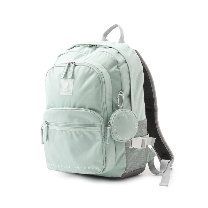 23L Water-Repellent Round Pouch School Backpack,Light blue, medium image number 22