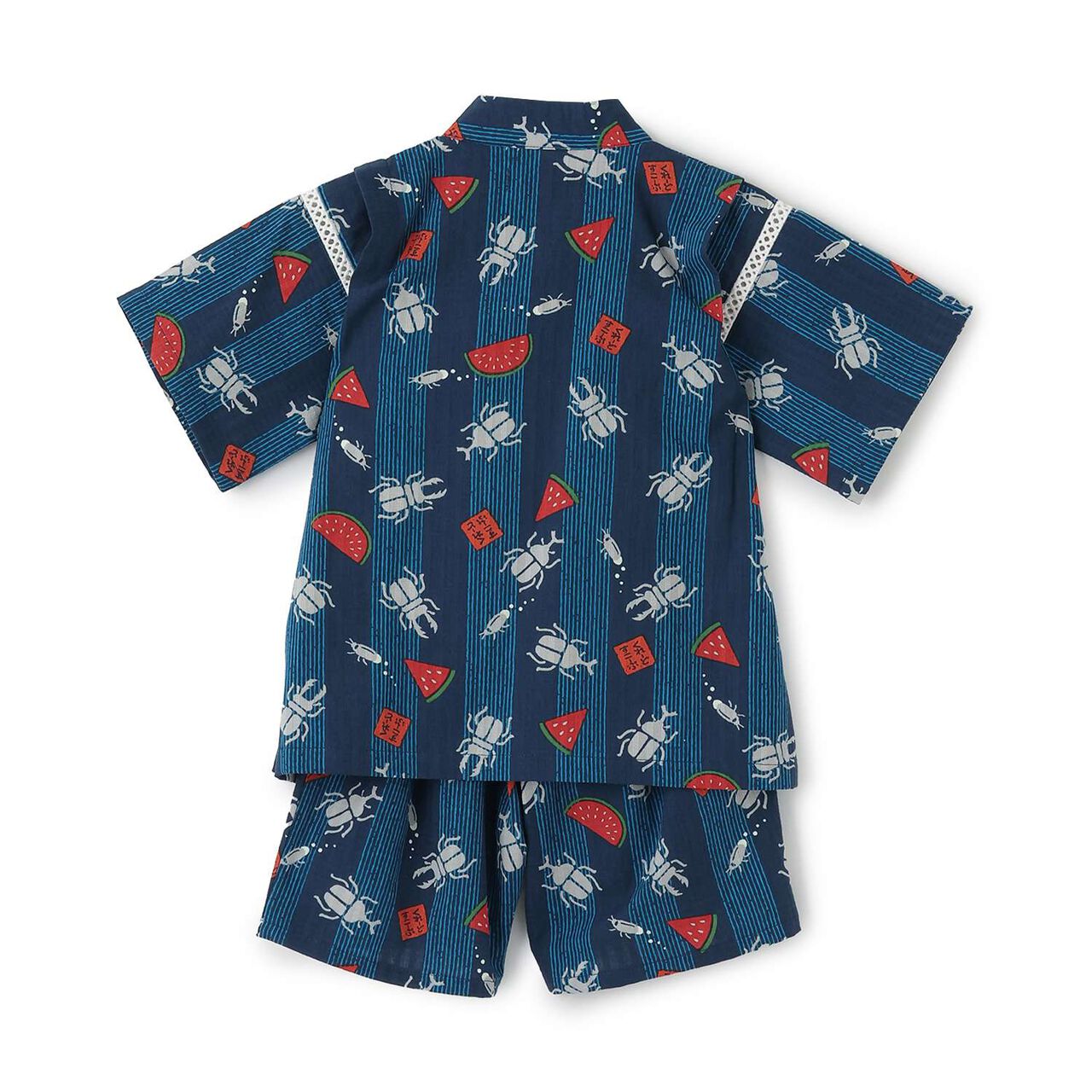 Insect Print Jinbei,Light khaki, large image number 1