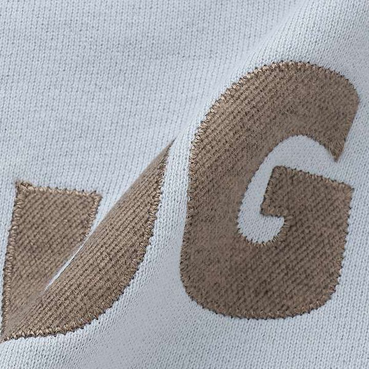Logo Appliqué Sweatshirt,Ivory, medium image number 6