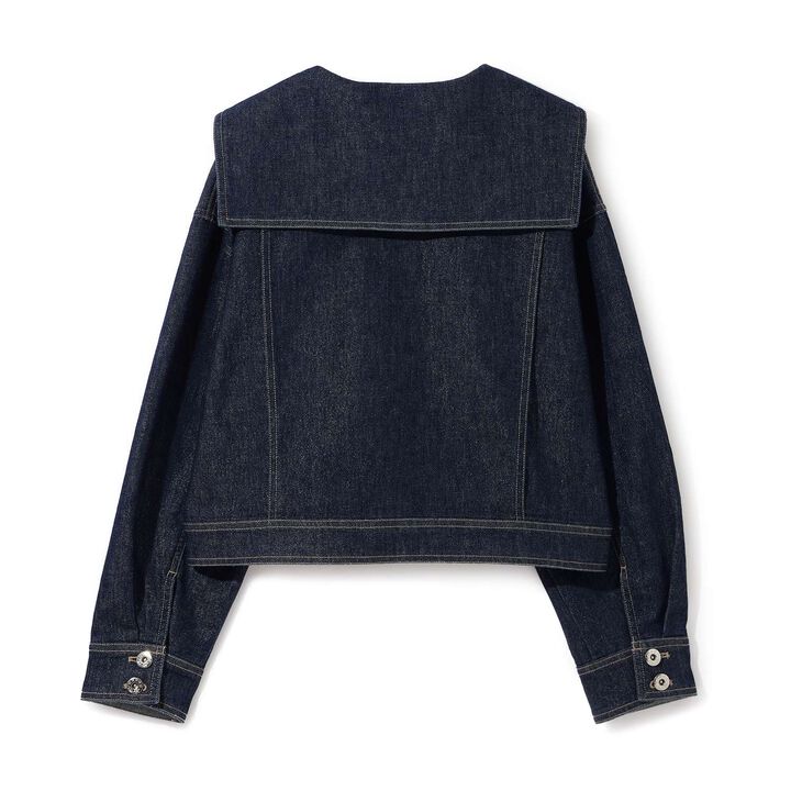 [Sailor Denim Jacket] [Available in 130cm],Navy, medium image number 1