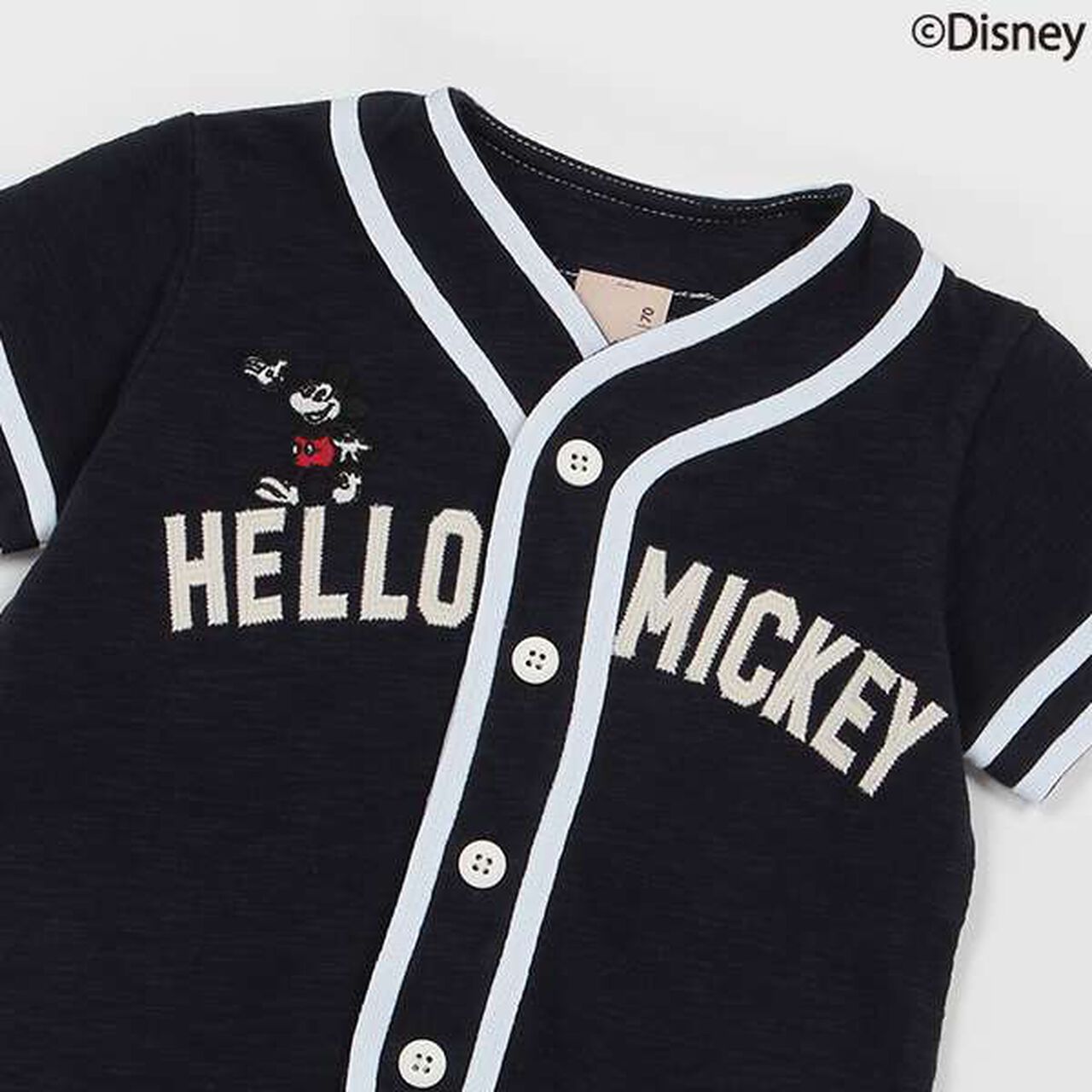 [Disney] Baseball Coverall,Off white, large image number 4