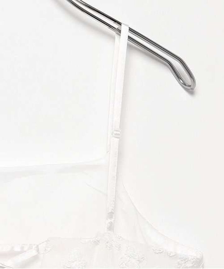 Flower Jacquard Camisole One-Piece Dress,Black, medium image number 6