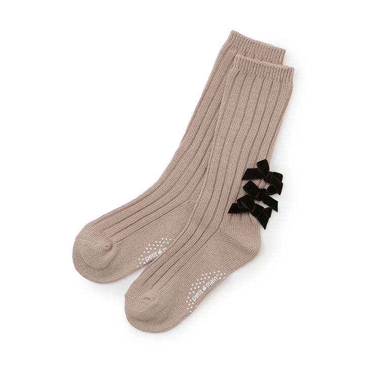 Ribbon Knee Socks,Ivory, medium image number 8