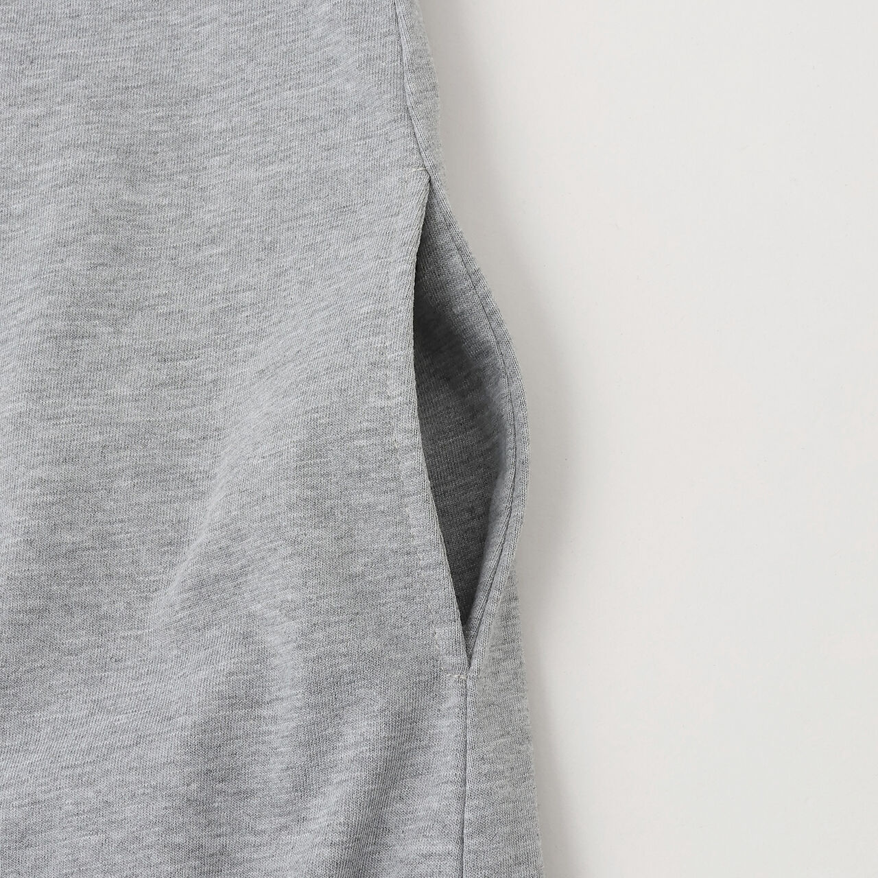 Layered Shirt Hoodie One-Piece Dress,Smoke white, large image number 13