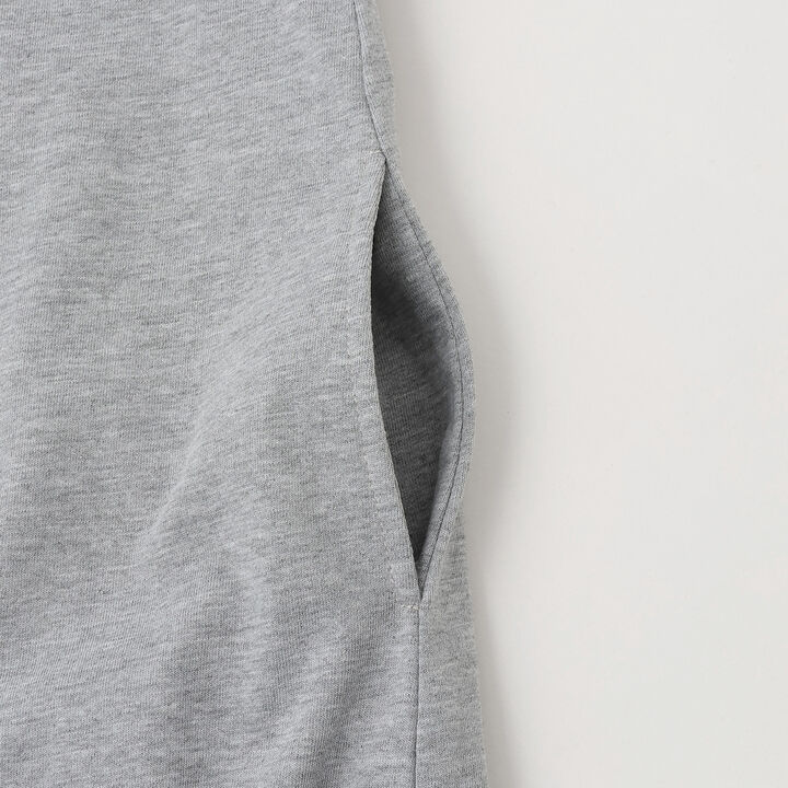 Layered Shirt Hoodie One-Piece Dress,Smoke white, medium image number 13
