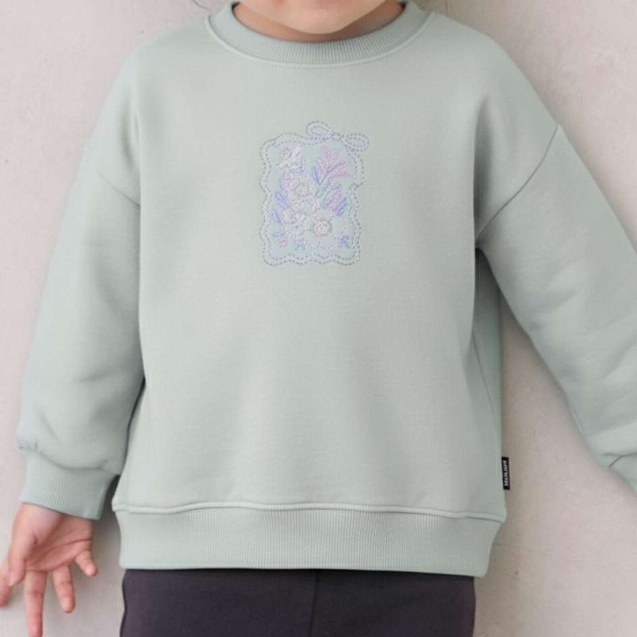 [Affordable] GIRLS Sweatshirt,Light green, large image number 0