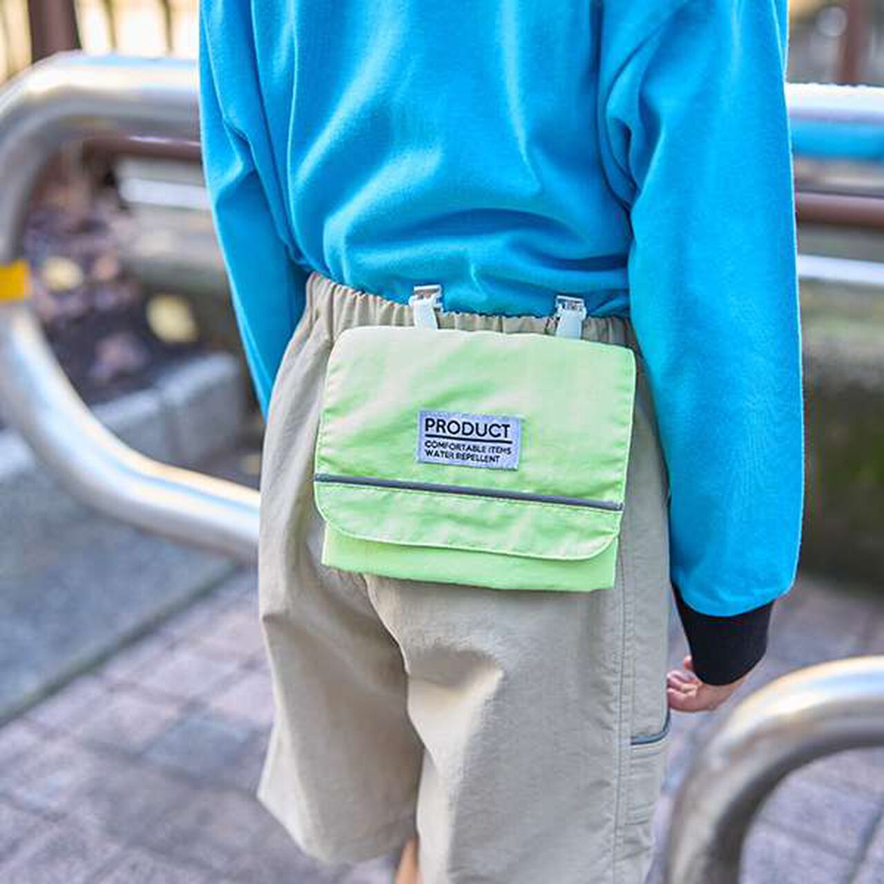 [Water-Repellent] Detachable Pocket,Red, large image number 21