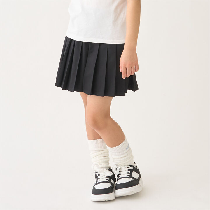 Pleated Skirt-Pants,Black, medium image number 0