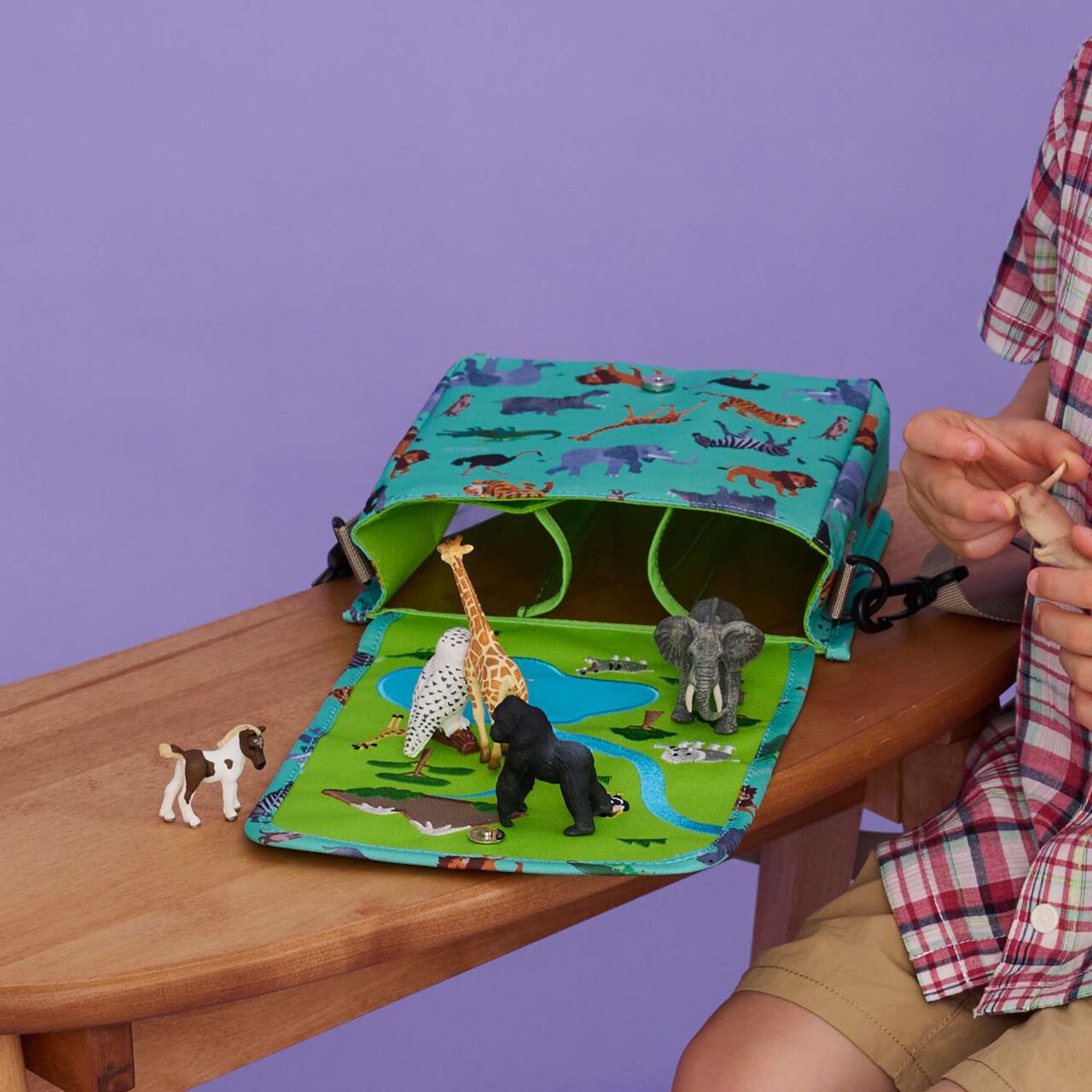 Animal Oshikatsu Shoulder Bag,Green, large image number 10