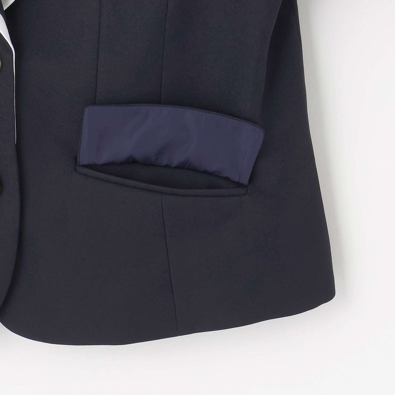 [Graduation Attire] Emblem Line Jacket,Navy, large image number 8