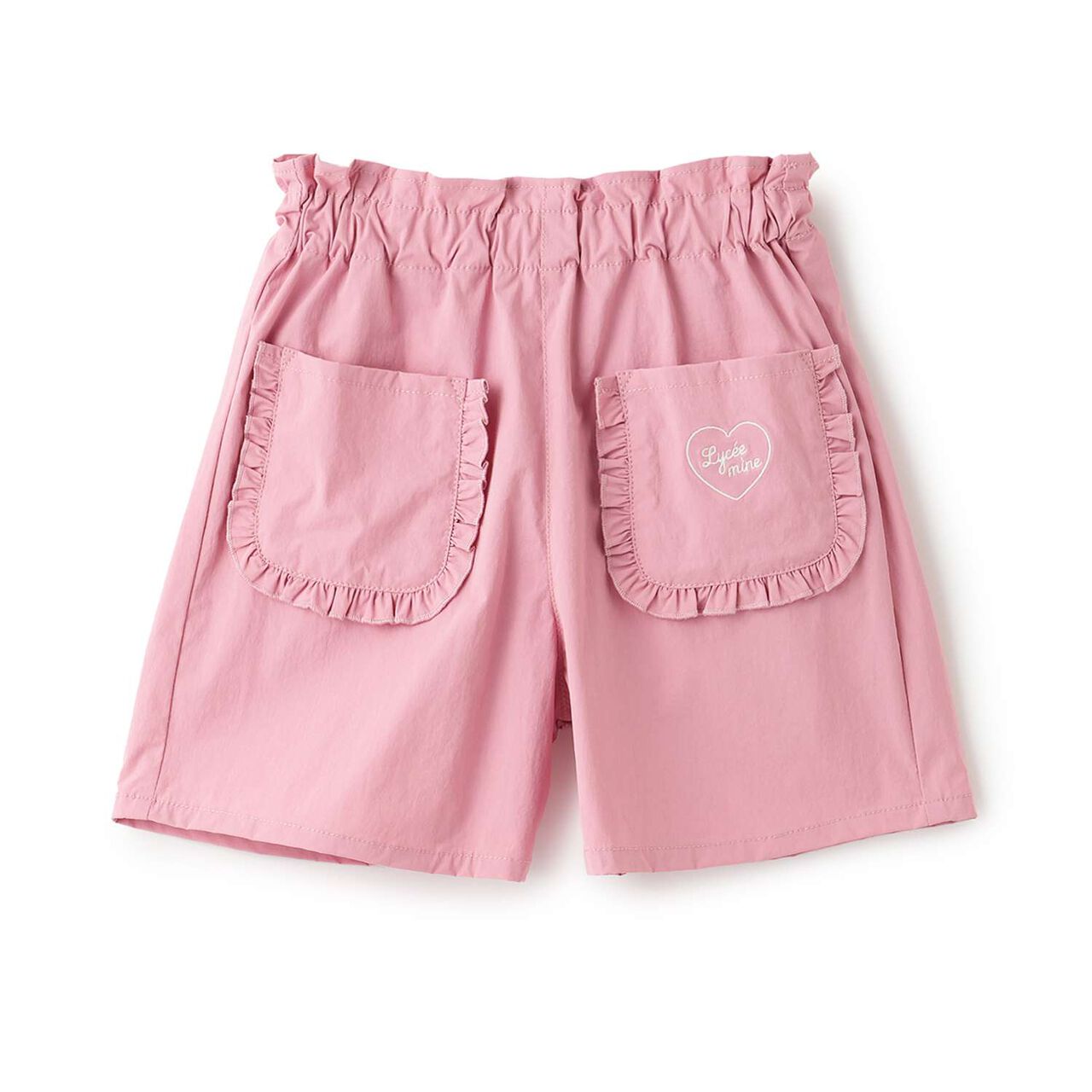 [Land and Water Use] Frill Pocket Shorts for Girls [Kids' Clothing],Red, large image number 1