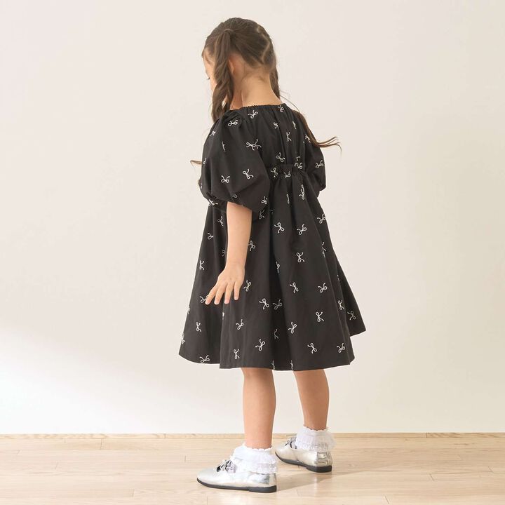 Ribbon Embroidery Fluffy One-Piece Dress [Lycee Mine Ballet Series],Pink, medium image number 22