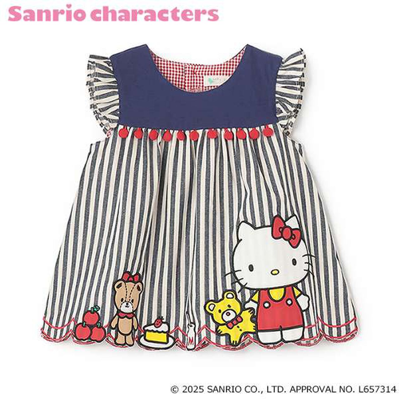[HELLO KITTY] Stripe Tunic,Navy, large image number 9