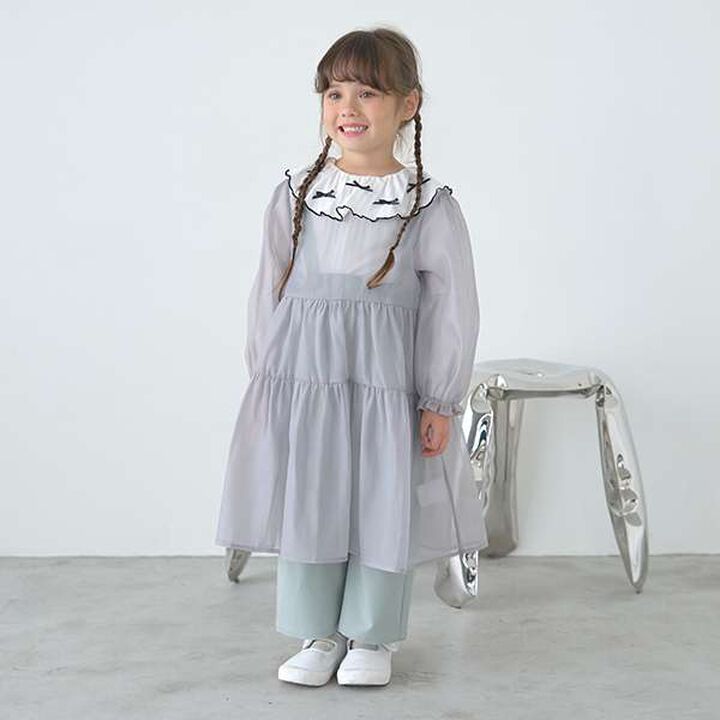 Front and Back Both OK! Collared Long-Sleeve T-Shirt,Pink, medium image number 19