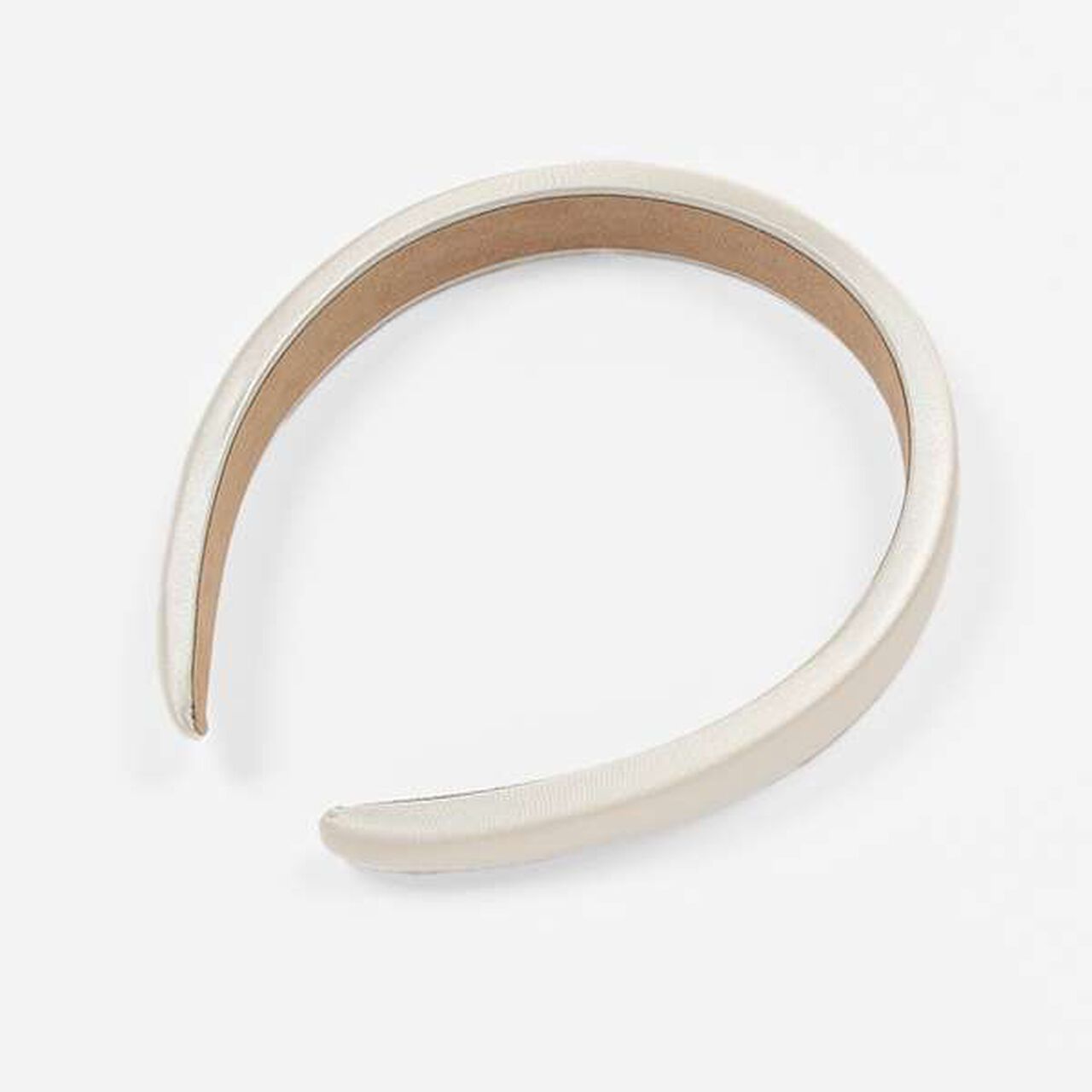 Satin Headband,Black, large image number 4