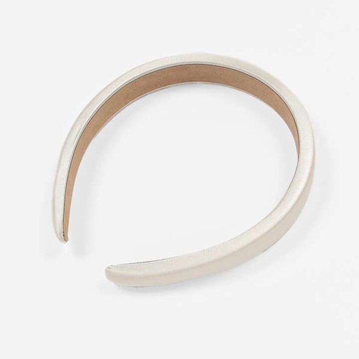 Satin Headband,Black, medium image number 4