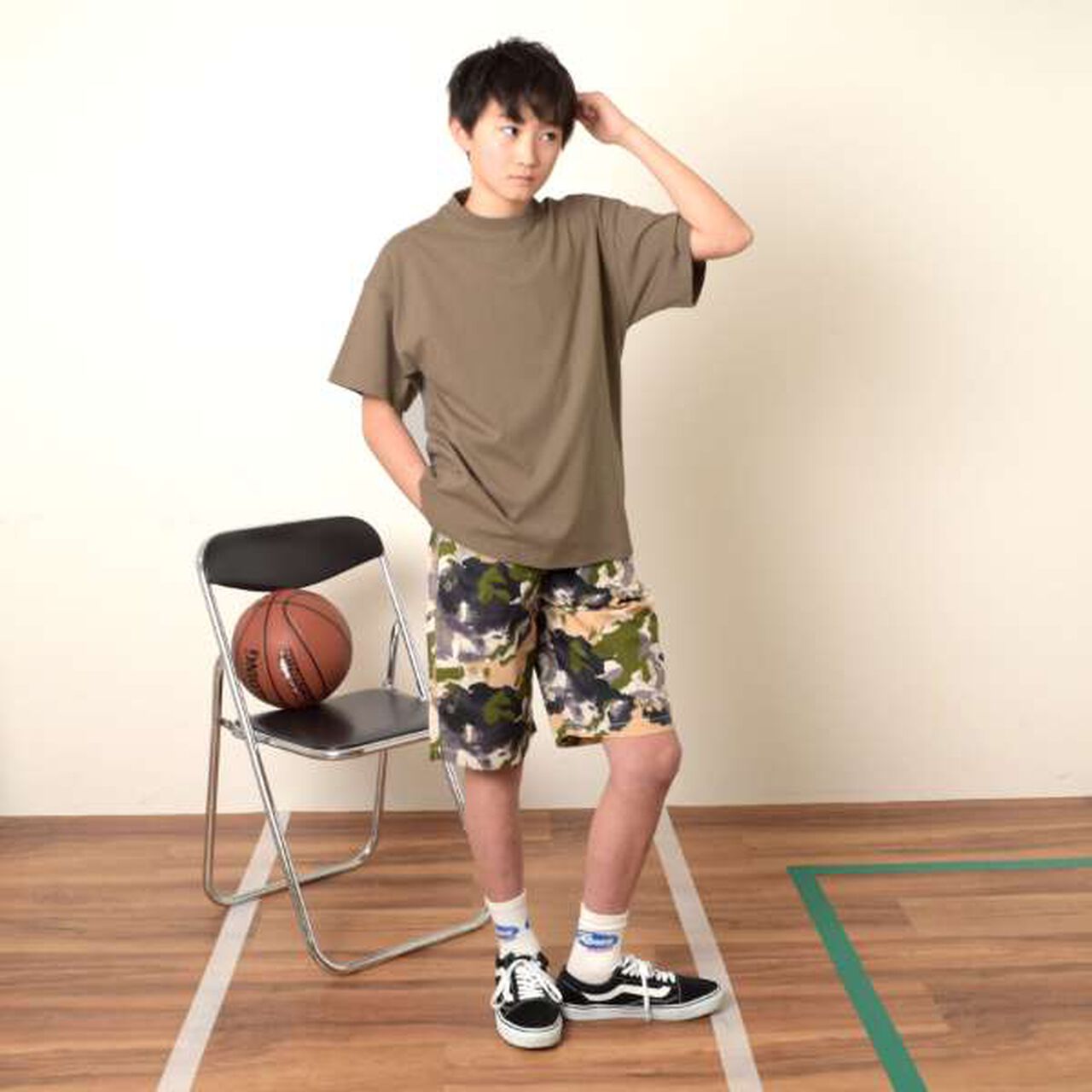 Affordable Logo T-Shirt,Beige, large image number 15