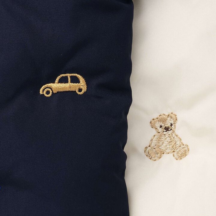 Assorted Embroidered Padded Jumpsuit,Ivory, medium image number 8