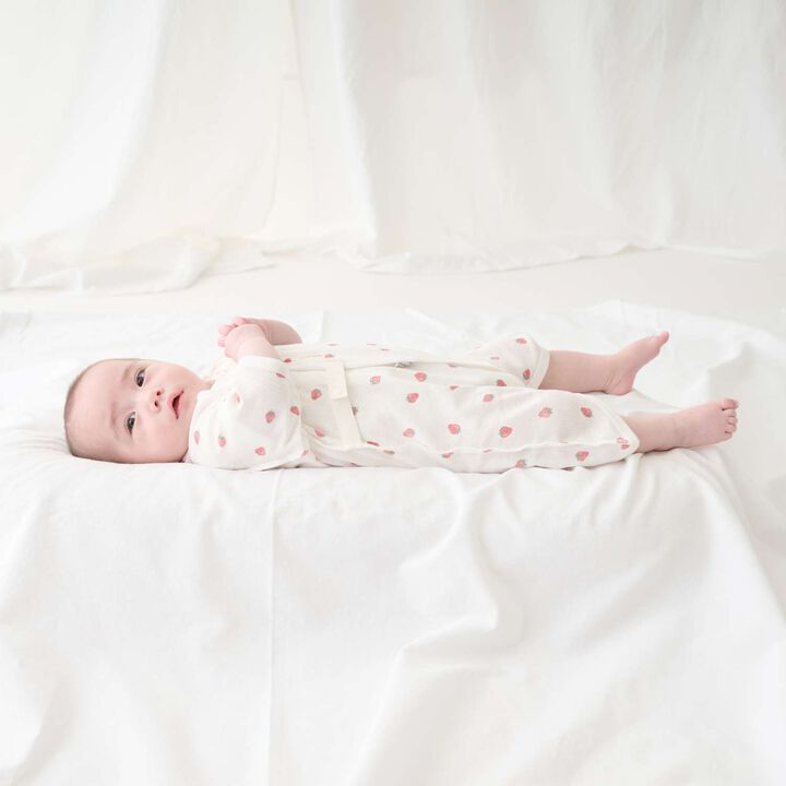 [Weak Acidity] Combination Bodysuit,Cream, medium image number 2