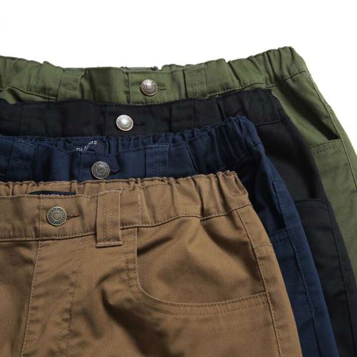 Stretch Twill Baggy Pants,Khaki, medium image number 3