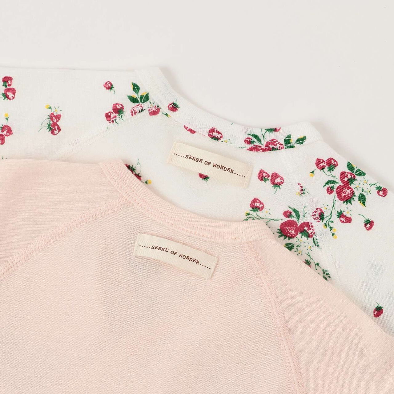 [Web Exclusive] 2-Piece Combination Bodysuit Set,Off white, large image number 6