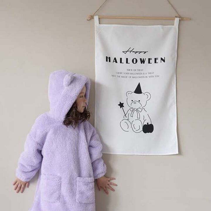 Halloween Fabric Poster,Off white, medium image number 4