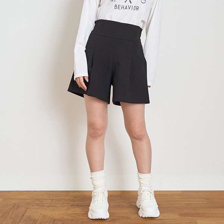 Cut High-Waist Shorts,Gray, medium image number 20